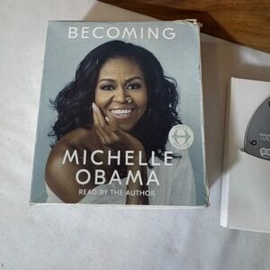 Random House Becoming Audiobook Michelle Obama 16 CD Set Unabridged Blue Box‎
